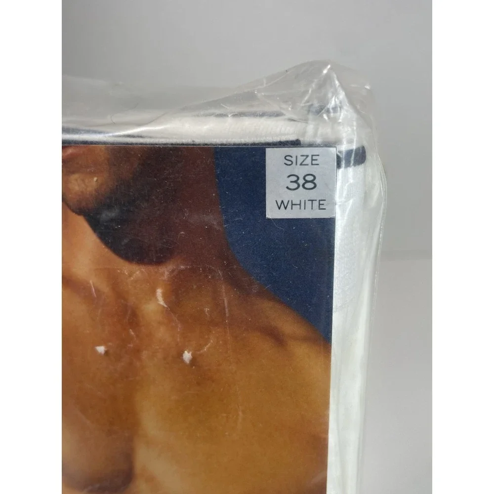 NAUTICA - 3 Pack of Cotton Fly-Front BRIEFS White Size 38 NEW